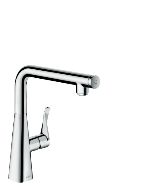 Hansgrohe Metris Select M71 Single Lever Kitchen Mixer 260, Single Spray Mode Chrome