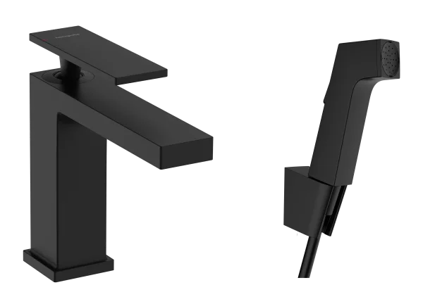 Hansgrohe Tecturis E Manual Mixers 555 X 190 X 72mm Black - Matt