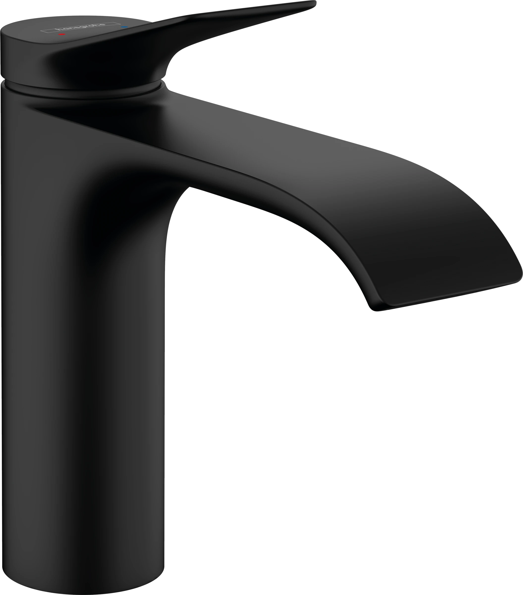 Hansgrohe Vivenis Single Lever Basin Mixer 110 Without Waste Set Matt Black