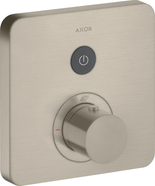 Axor Showerselect Thermostatic Mixer Softsquare For Concealed Installation For 1 Outlet Brushed Nickel