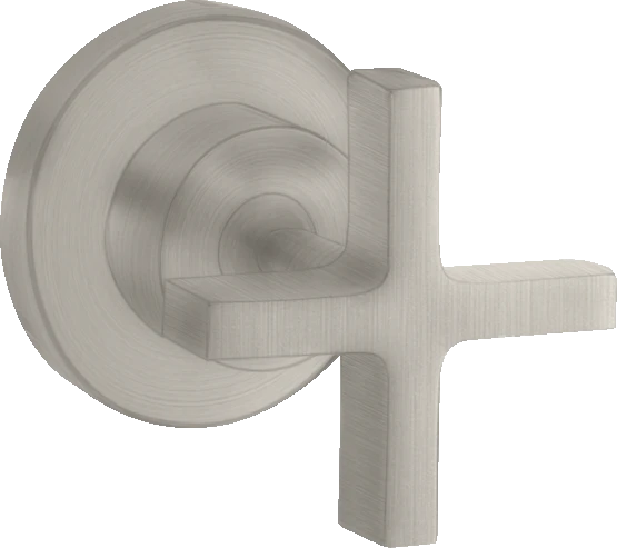Axor Citterio Shut-off Valve For Concealed Installation With Cross Handle Stainless Steel