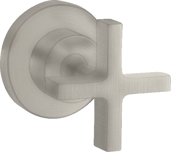 Axor Citterio Shut-off Valve For Concealed Installation With Cross Handle Stainless Steel
