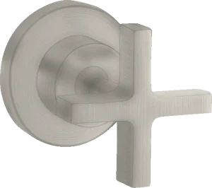 Axor Citterio Shut-off Valve For Concealed Installation With Cross Handle Stainless Steel