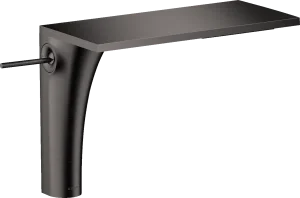 Axor Massaud Single Lever Basin Mixer 220 For Wash Bowls Without Waste Brushed Black Chrome