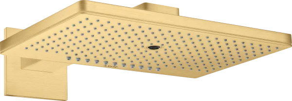 Axor Showersolutions Overhead Shower 460/300 3jet With Shower Arm And Square Escutcheon Gold Brushed