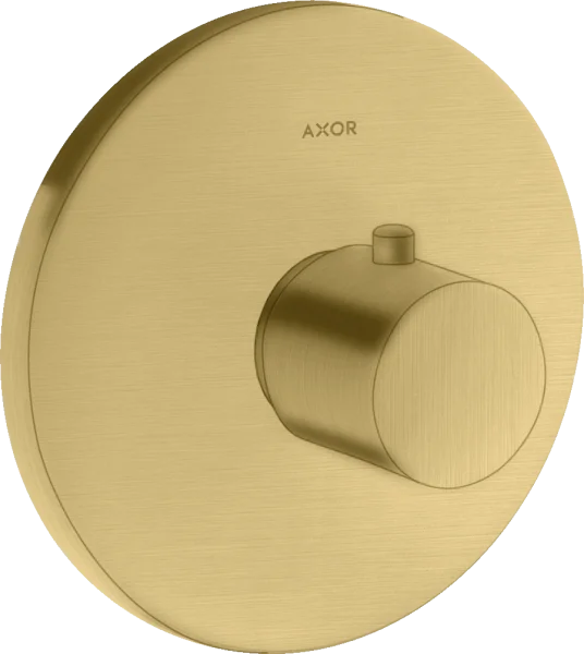 Axor Uno Thermostatic Mixer Highflow For Concealed Installation Gold Brushed