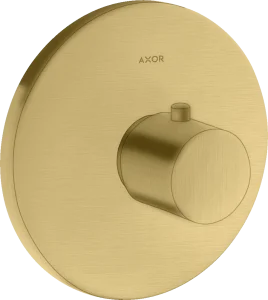 Axor Uno Thermostatic Mixer Highflow For Concealed Installation Gold Brushed