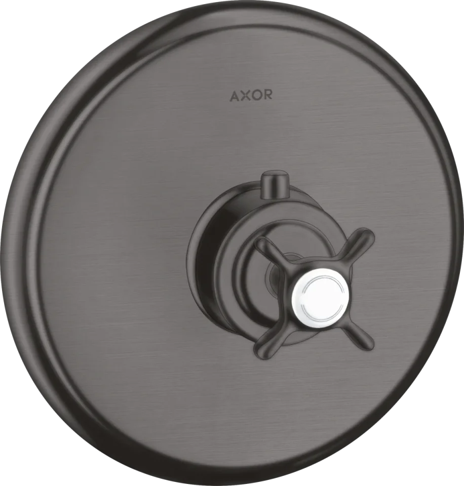 Axor Montreux Thermostatic Shower Mixer Concealed 217 X 187 X 135mm Gunmetal/chrome - Brushed product image - Image 1