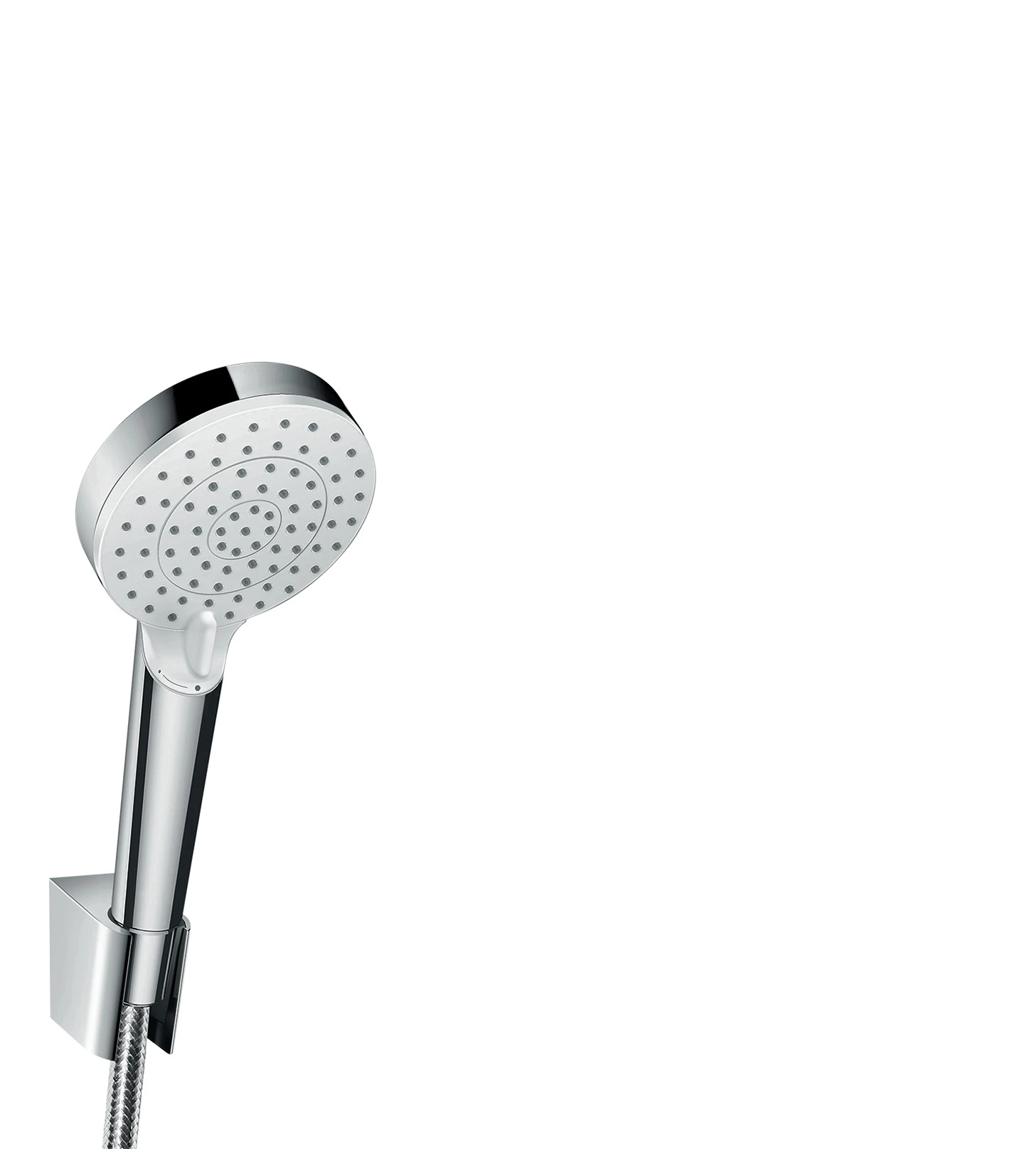 Hansgrohe Crometta Shower Holder Set 100 Vario Ecosmart With Shower Hose 160 Cm