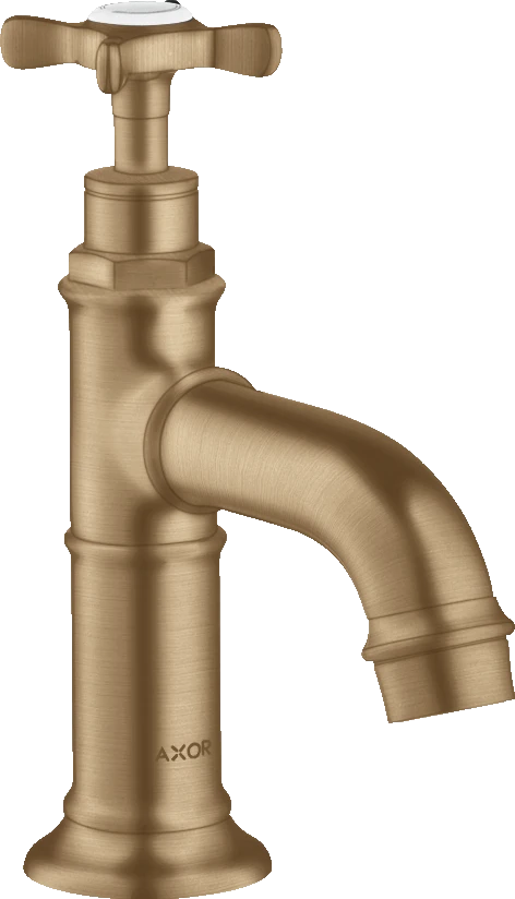Axor Montreux Pillar Tap 50 With Cross Handle Without Waste Brushed Bronze