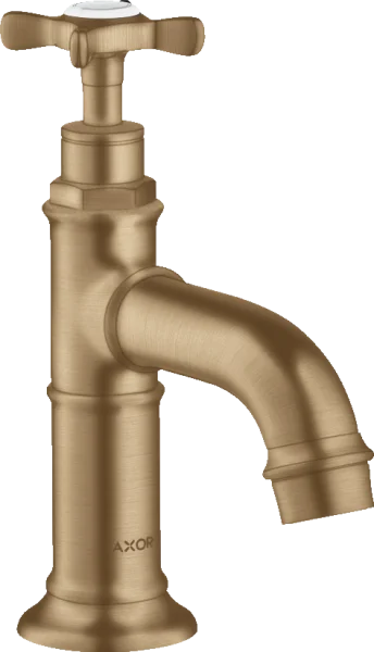 Axor Montreux Pillar Tap 50 With Cross Handle Without Waste Brushed Bronze