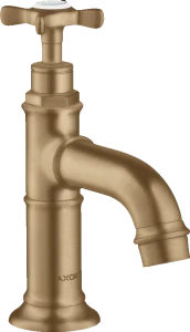 Axor Montreux Pillar Tap 50 With Cross Handle Without Waste Brushed Bronze