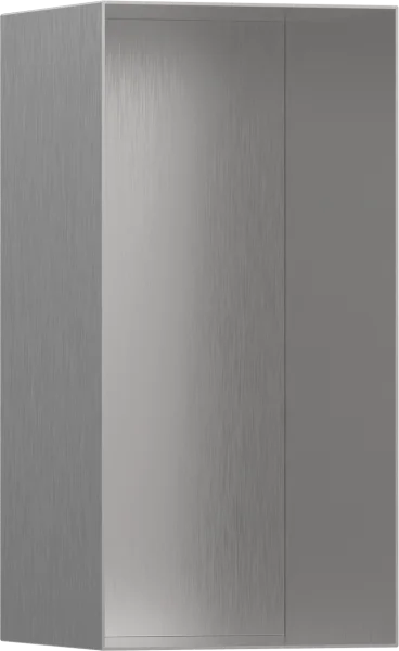 Hansgrohe Xtrastoris Minimalistic Wall Niche Frameless 300/150/140 Brushed Stainless Steel