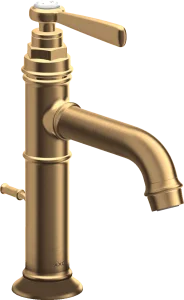 Axor Montreux Single Lever Basin Mixer 100 With Lever Handle And Pop-up Waste Brushed Brass
