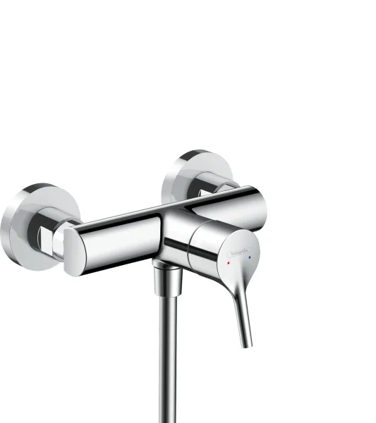 Hansgrohe Talis S Single Lever Manual Shower Mixer For Exposed Installation With Centre Distance 15.3 Cm Chrome