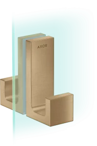 Axor Universal Rectangular Towel Holder 246 X 98 X 76mm Bronze - Brushed