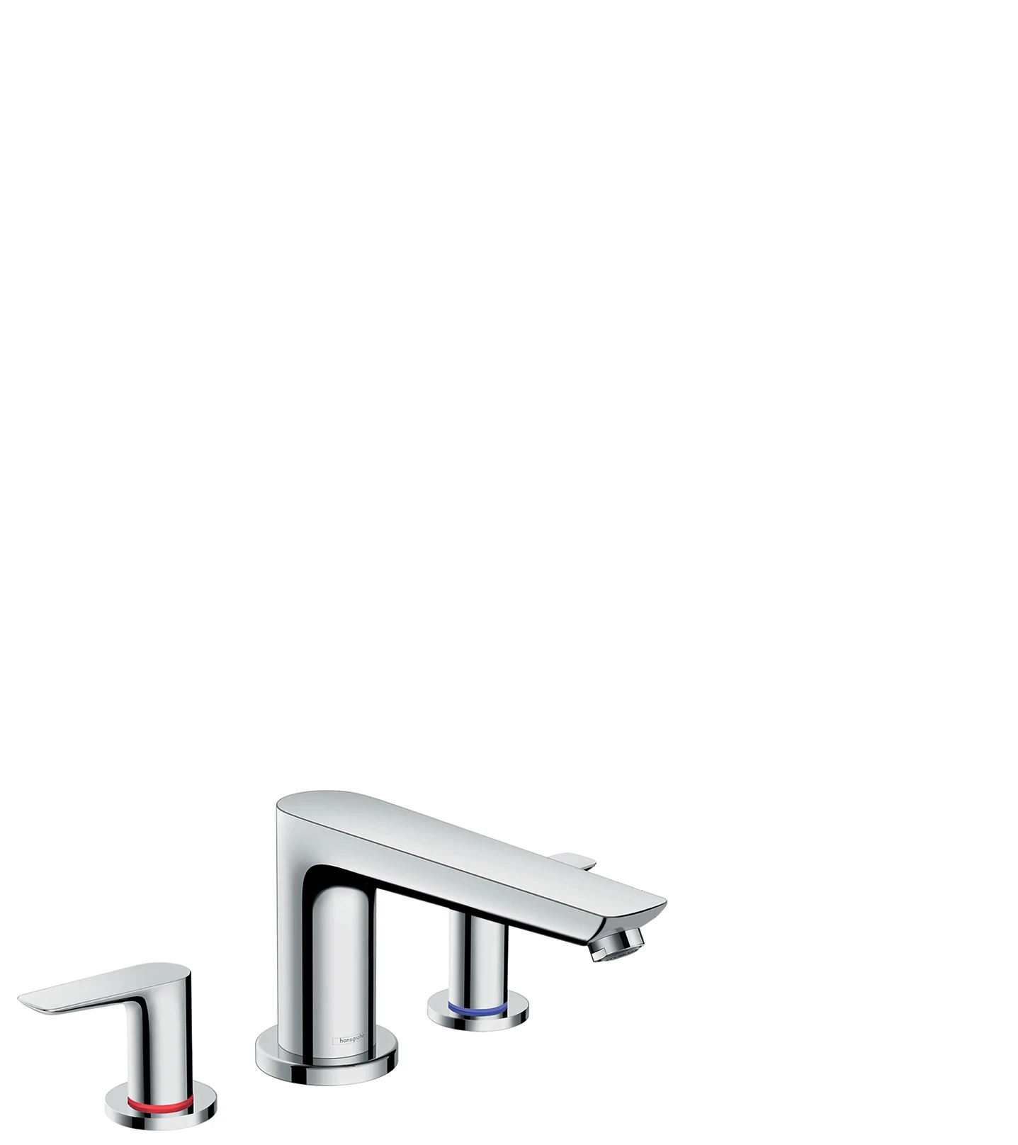 Hansgrohe Talis E 3-hole Rim-mounted Bath Mixer Chrome