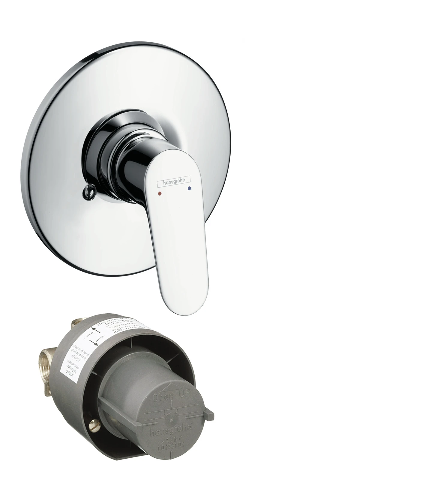 Hansgrohe Focus Manual Shower Mixer Set For Concealed Installation Chrome