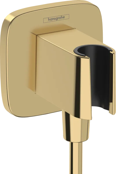 Hansgrohe Fixfit Q Wall Outlet 130 X 110 X 90mm Gold - Polished