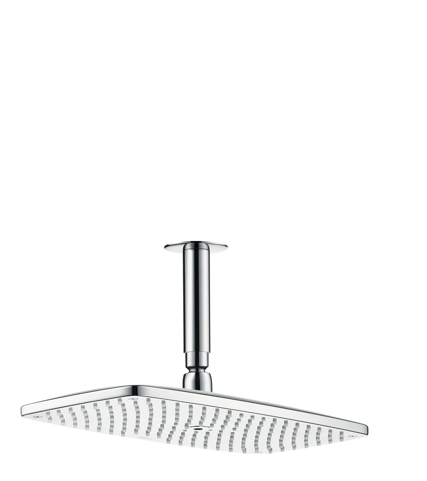 Hansgrohe Raindance E Overhead Shower 360 1jet Ecosmart With Ceiling Connector Brushed Brass