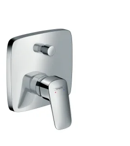 Hansgrohe Logis Single Lever Manual Bath Mixer For Concealed Installation Chrome