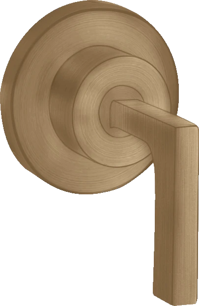 Axor Citterio Shut-off Valve For Concealed Installation With Lever Handle Brushed Bronze