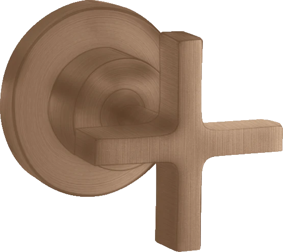 Axor Citterio Shut-off Valve For Concealed Installation With Cross Handle Brushed Red Gold