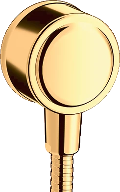 Axor Montreux Wall Outlet With Non-return Valve Gold Polished