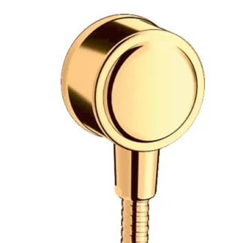 Axor Montreux Wall Outlet 122 X 69 X 52mm Gold - Polished detail view - Image 3