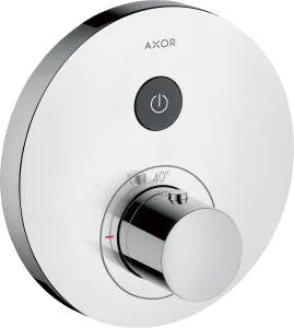 Axor Showerselect Thermostatic Mixer Round For Concealed Installation For 1 Outlet Stainless Steel