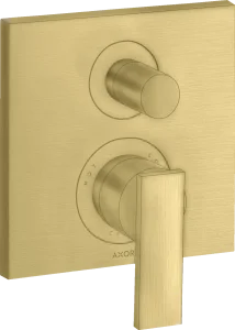 Axor Citterio Single Lever Manual Bath Mixer For Concealed Installation With Lever Handle Brushed Brass