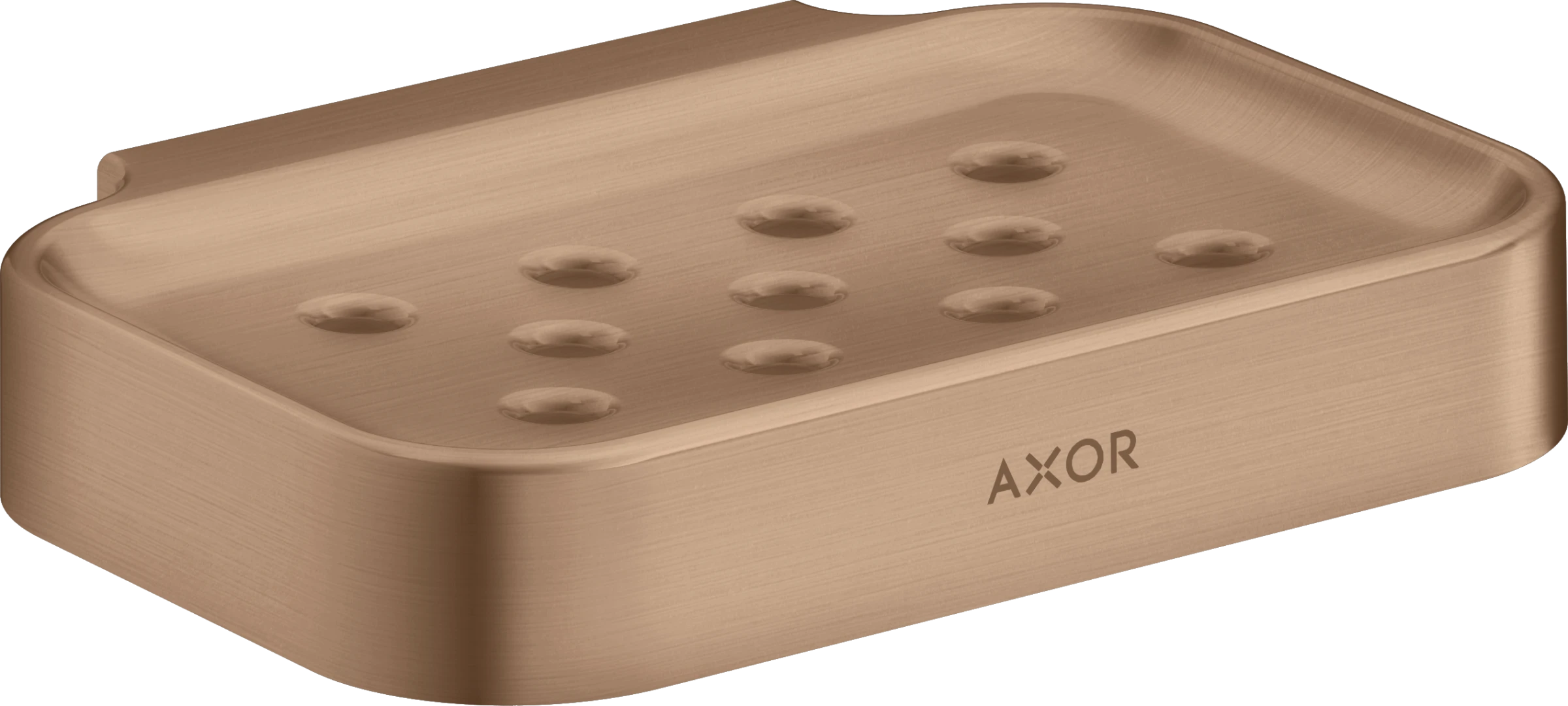 Axor Universal Circular Soap Dishes /-basket 130 X 110 X 87mm Rose Gold/gold - Brushed