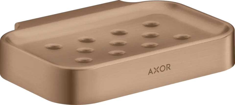 Axor Universal Circular Soap Dishes /-basket 130 X 110 X 87mm Rose Gold/gold - Brushed product image - Image 1