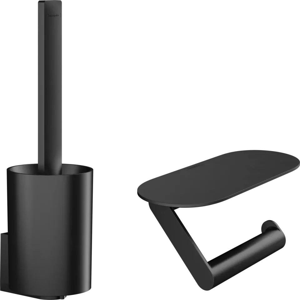 Hansgrohe Wallstoris Accessories Sets 395 X 245 X 165mm Black - Matt product image - Image 1