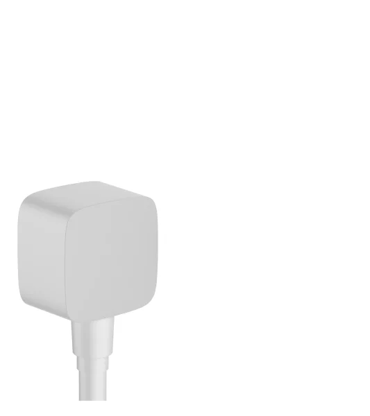 Hansgrohe Fixfit Wall Outlet With Non-return Valve Matt White