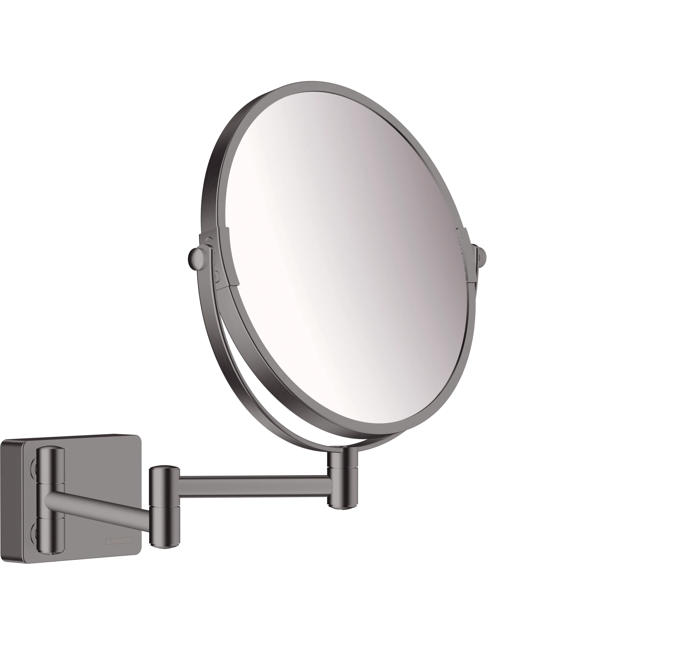 Hansgrohe Addstoris Shaving Mirror Brushed Black Chrome
