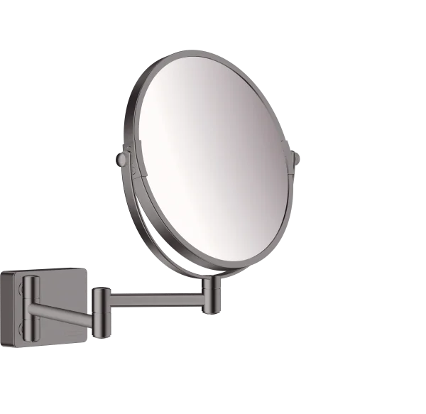 Hansgrohe Addstoris Shaving Mirror Brushed Black Chrome