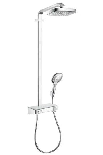 Hansgrohe Raindance Select E Showerpipes With Thermostatic Mixer 1060 X 400 X 125mm Chrome detail view - Image 2
