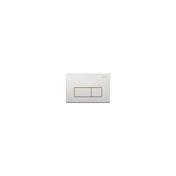 Geberit Kappa50 Square Flush Plate For Dual Flush - White