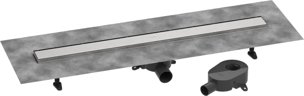 Hansgrohe Raindrain Go Shower Wastes 1083 X 163 X 132mm Stainless Steel - Brushed