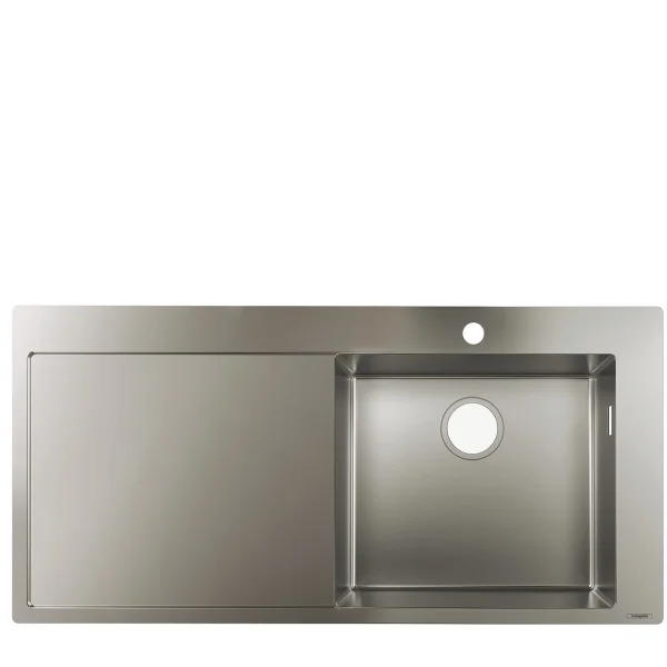 Hansgrohe S71 S715-f450 Built-in Sink 450 With Drainer Stainless Steel