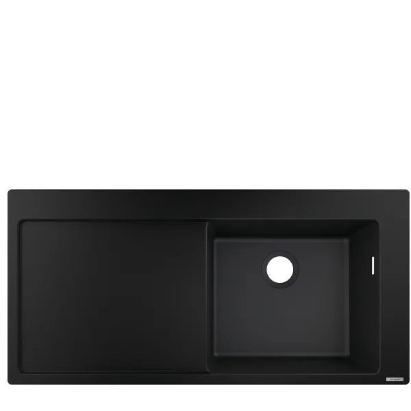 Hansgrohe S51 S514-f450 Built-in Sink 450 With Drainer Black