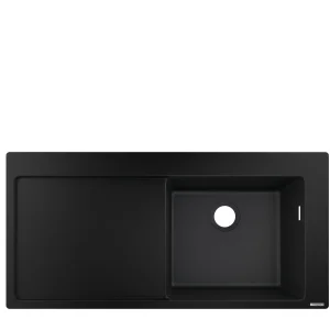 Hansgrohe S51 S514-f450 Built-in Sink 450 With Drainer Black