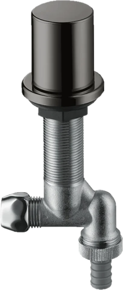 Axor Angle Valves 210 X 125 X 60mm Gunmetal/chrome - Polished product image - Image 1