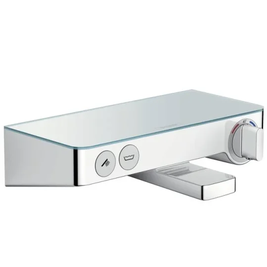 Hansgrohe Showertablet Select Thermostatic Bath Filler Mixer Exposed 354 X 289 X 123mm Chrome detail view - Image 2