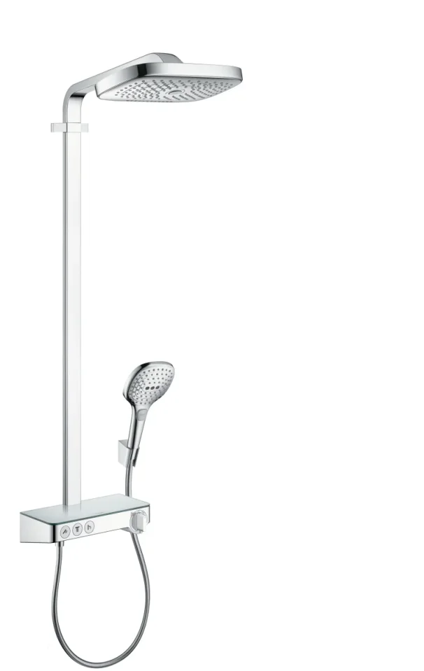 Hansgrohe Raindance Select E Showerpipes With Thermostatic Mixer 1060 X 395 X 120mm Chrome product image - Image 1