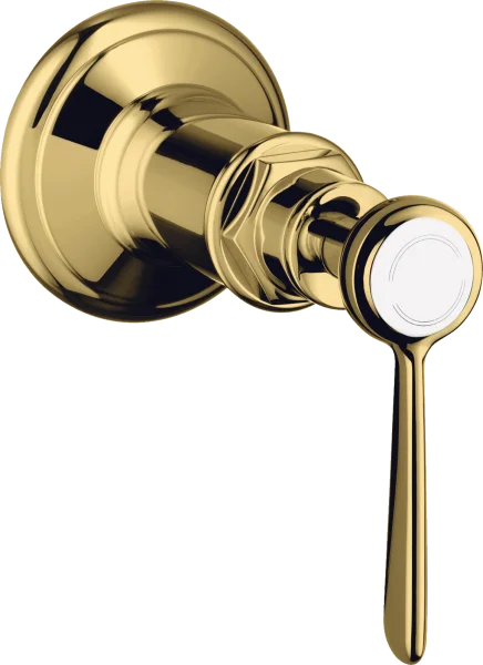 Axor Montreux Shut-off Valve For Concealed Installation With Lever Handle Gold Polished