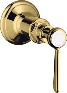 Axor Montreux Shut-off Valve For Concealed Installation With Lever Handle Gold Polished