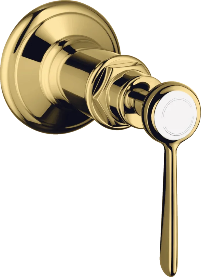 Axor Montreux Shut-off Valves 130 X 110 X 85mm Gold - Polished product image - Image 1