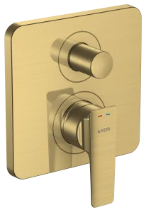 Axor Citterio E Single Lever Manual Bath Mixer For Concealed Installation With Integrated Backflow Prevention Brushed Brass